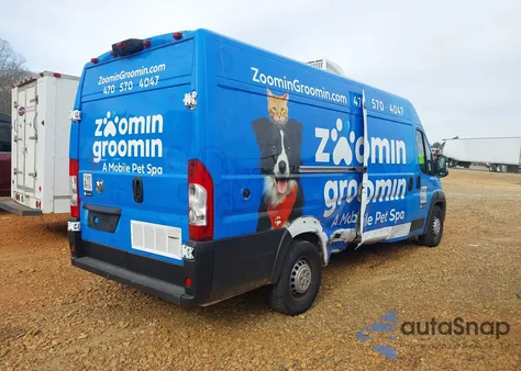 2024 Ram Promaster 3500 Cargo Van Tradesman High Roof 159 Wb Ext W/Pass Seat z USA, uszkodzony, nr VIN 3C6MRVJG5RE133915